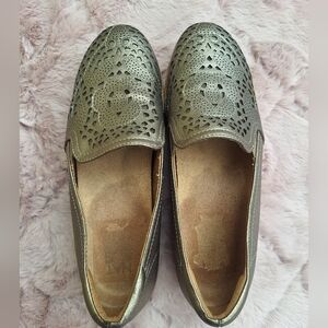 Naturalizer Women's Metallic Slip-On Loafers
